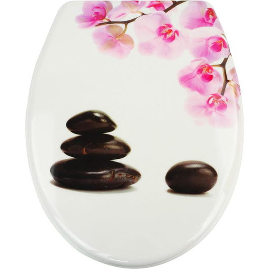 Sareno - sedile wc con abbassamento automatico, in duroplast, mo