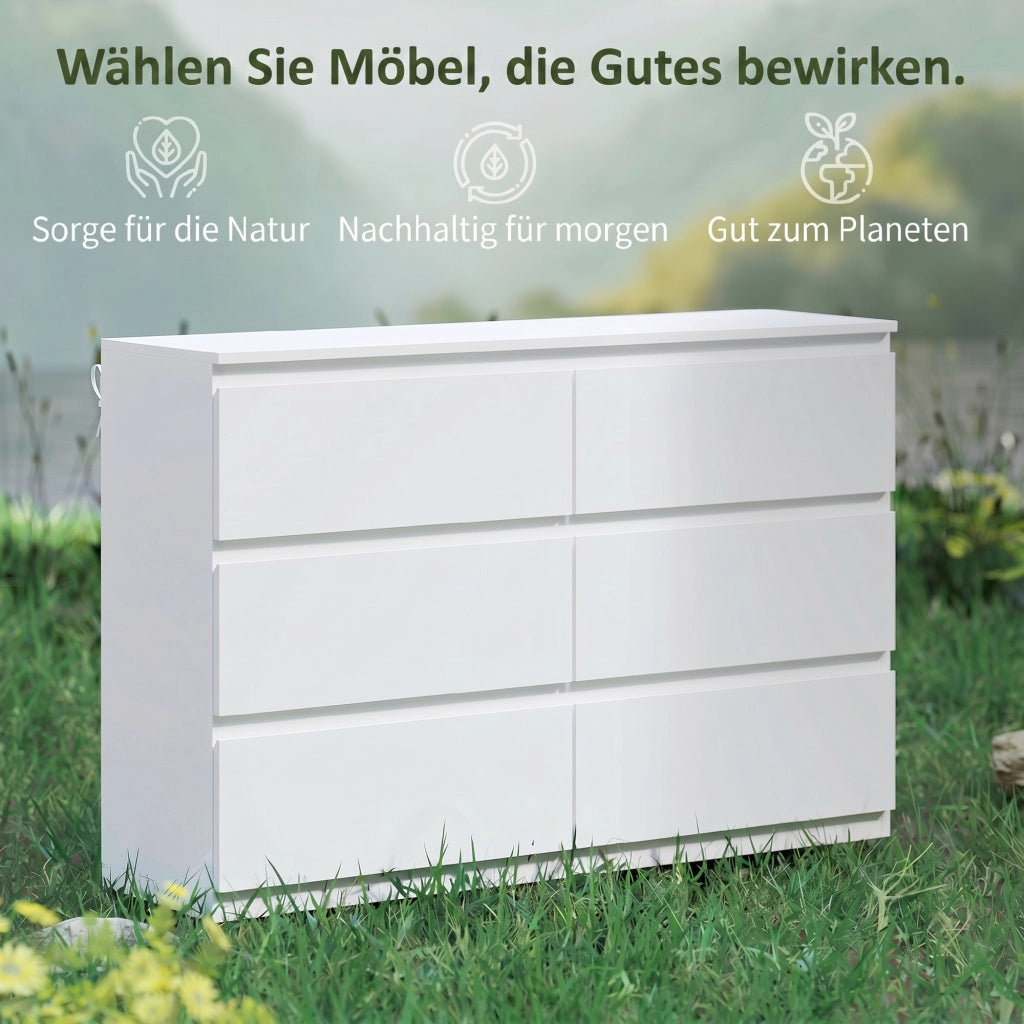 Cassettiera 3 Cassetti ¨C Xylo ¨C Bianco Moderno Camera Letto Soggiorno Mobile Contenitore Legno
