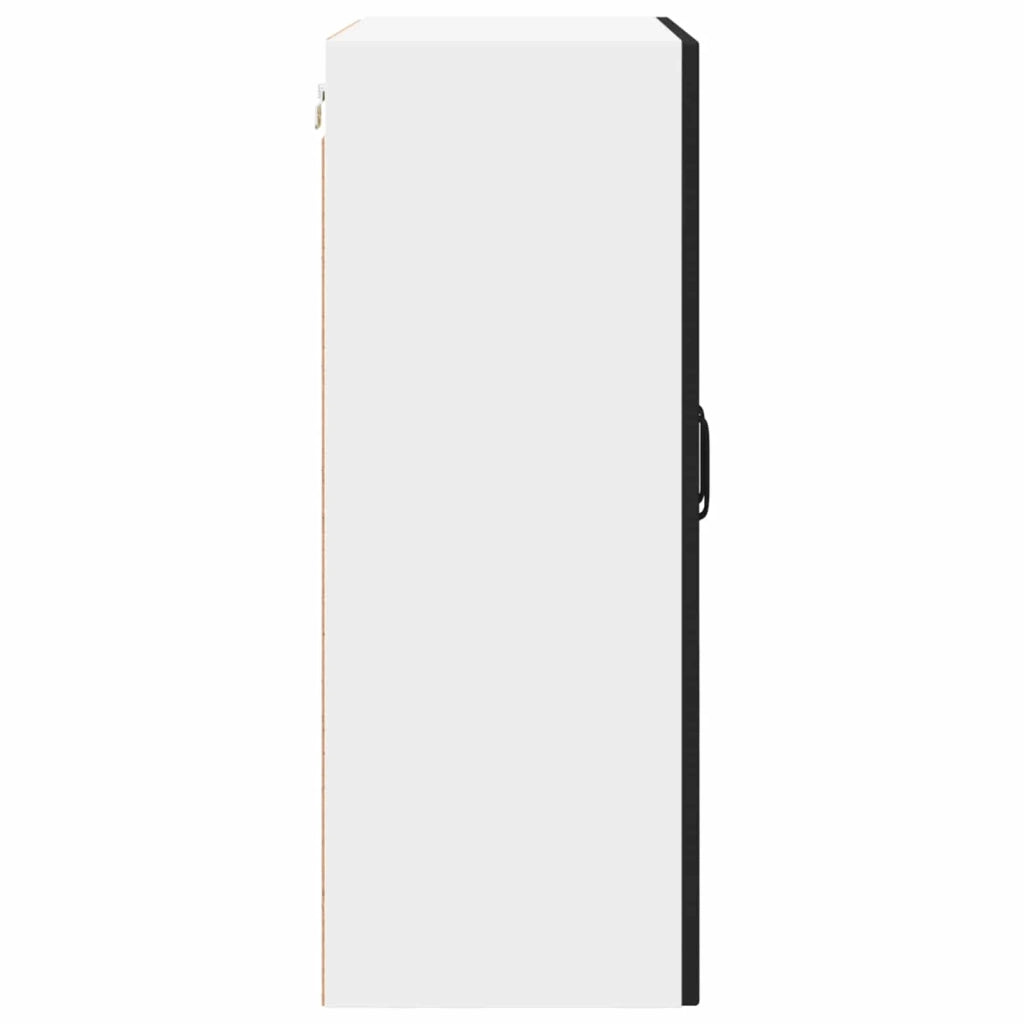 Mobile da cucina moderno da parete ottimizza lo spazio 60 x 31 x 80 cm legno ingegnerizzato nero 02_0054389