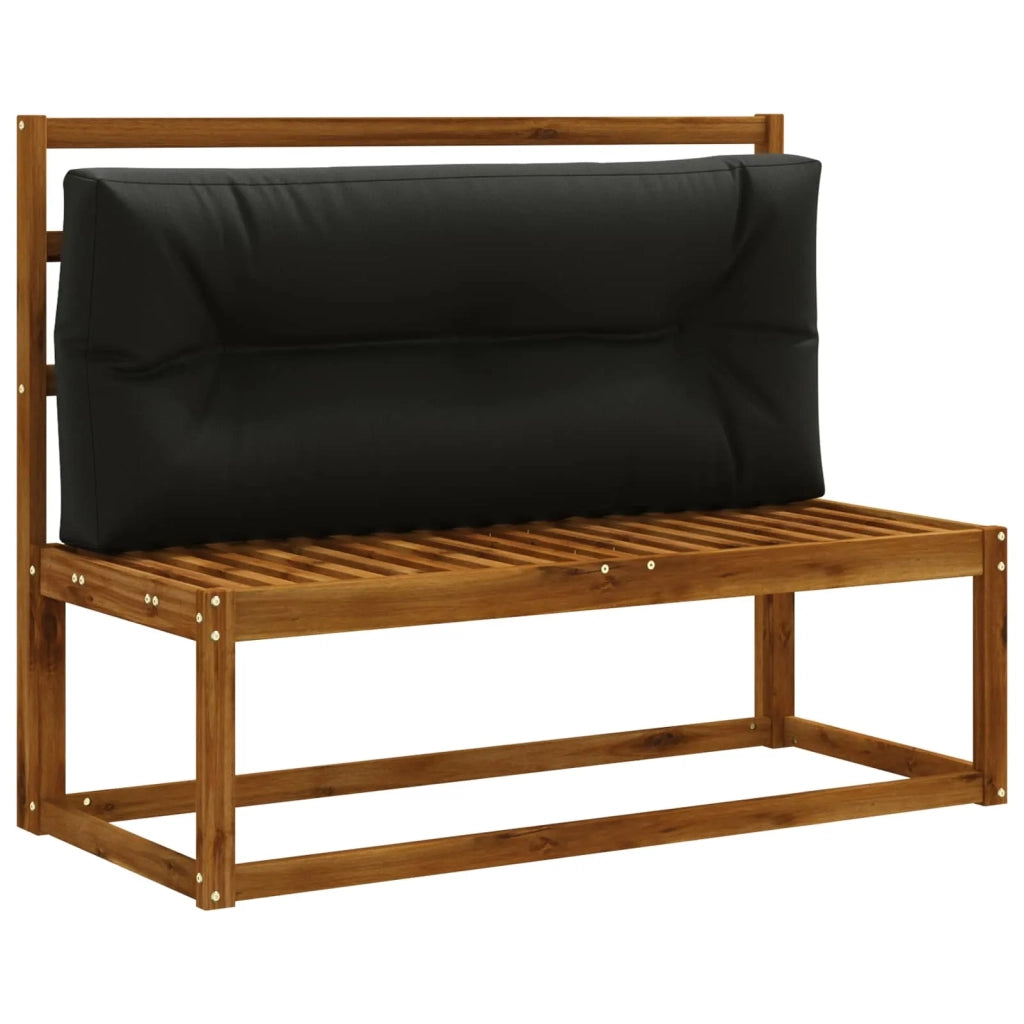Cuscino per schienale di pallet VIANEN 100% Poliestere Nero 953381