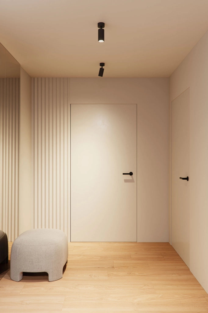 Base di fissaggio per faretto orientabile Picolo 9,5W - Accessorio LED Nero Opaco, Switch CCT 2700K/3200K/4000K - Beneito & Faure