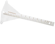Strumento di misurazione laser in acciaio inossidabile - 336 mm - Duraturo - Anticorrosivo - Leggero 312 g - Righello per bicicletta