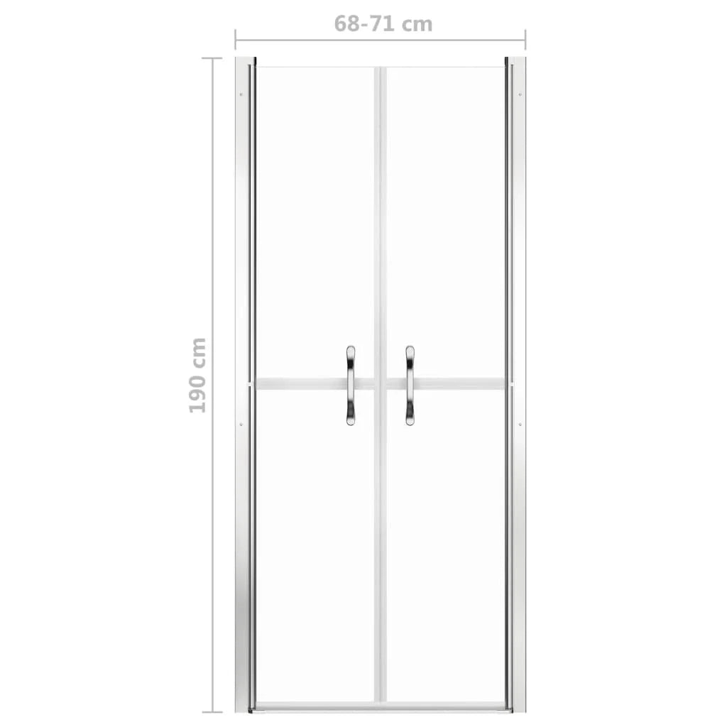 Porta doccia per bagno WC cabina doccia interno casa ESG 71x190 cm trasparente 02_0001984