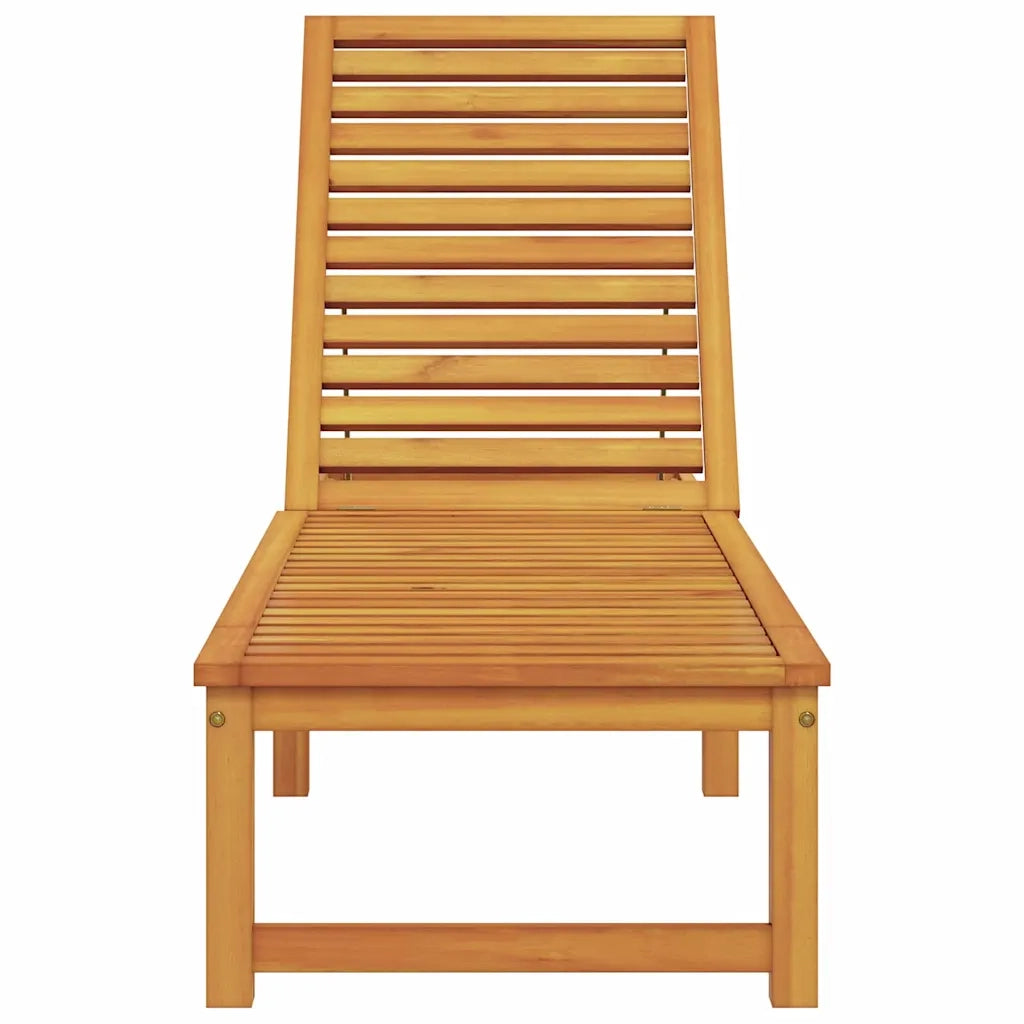 Lettino da sole Marrone 202 x 53 x 89 cm 4108106
