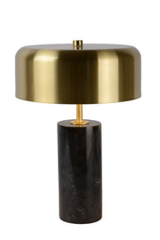 Lampada da tavolo Lucide Mirasol marmo ottone G9 30cm