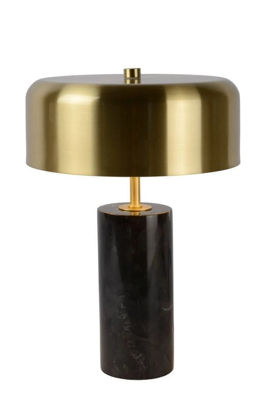 Lampada da tavolo Lucide Mirasol marmo ottone G9 30cm