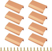 Vasca a Veloce Apertura 8-Pack | Maniglie di Carico per Cucina con Pulsanti a 80mm - Oro