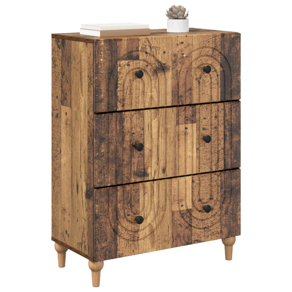 Mobile con Cassetti Legno antico 66 x 34,5 x 90 cm