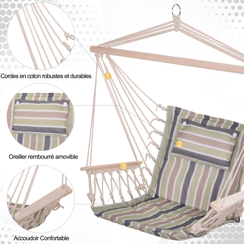 Amaca da Viaggio Portatile ¨C zephmum ¨C Multicolore 100x49x106 cm