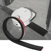 Rampa per Robot aspirante, Rampina in gomma e Profili di transizione autoadesivi - Nero, 5 cm x 1 cm x 2 m, Ideale per i gradini e l'accessibilità
