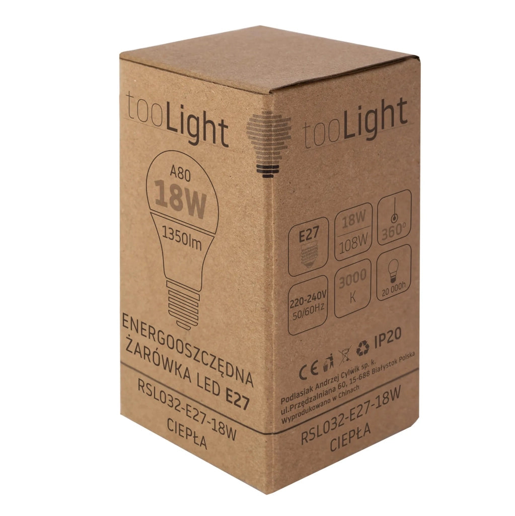 Bulbo Led Rsl032 E27 18w Warm