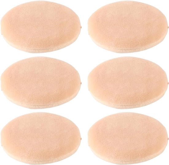 Kit di applicazione per pelle con pennello a setole corte in microfibra e manico in feltro