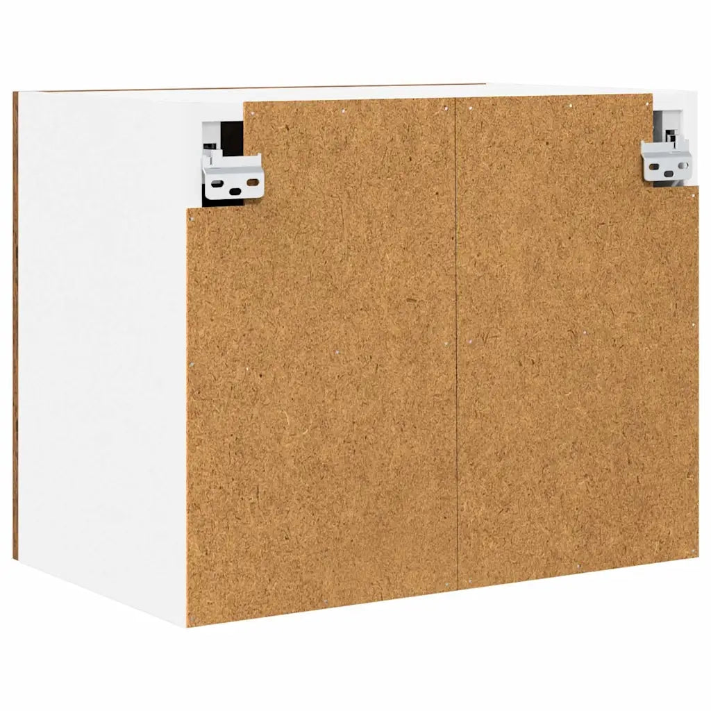 Armadio pensile 2 pcs Legno Antico e Bianco 50 x 31 x 40 cm