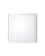 Oban Plafoniera LED Quadrata 15W 1900lm 4000K Bianco in Policarbonato IP65 per Esterni e Interni - Made in Italy - Codice 3205-62-102