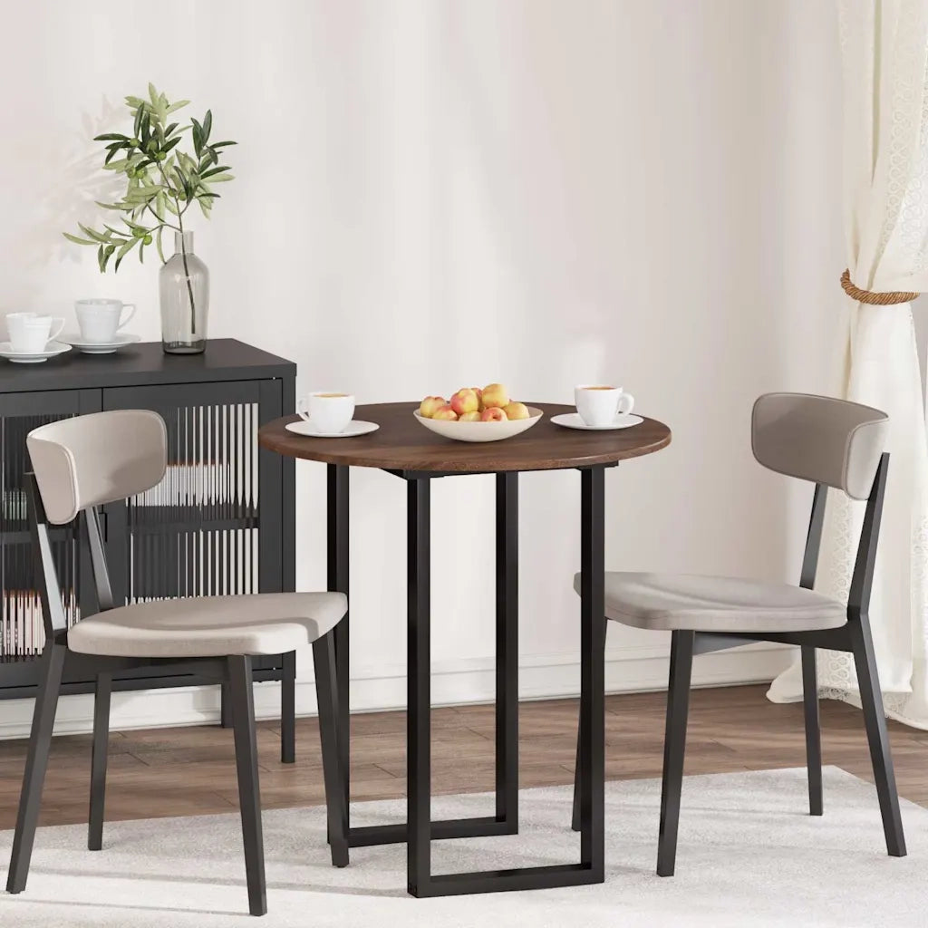 Piano del tavolo Rovere marrone Ø 70 x 1,5 cm Legno multistrato