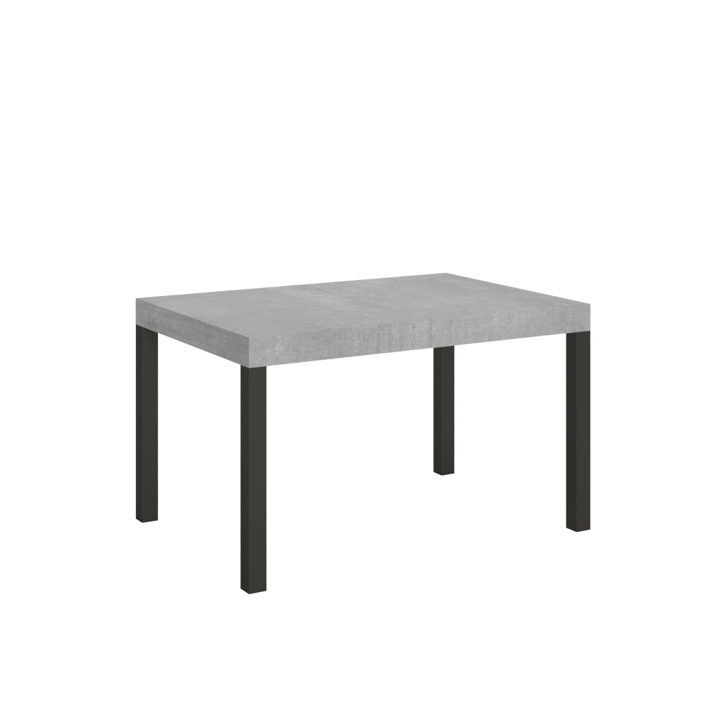 Tavolo allungabile 90x130/390 cm Every Cemento telaio Antracite