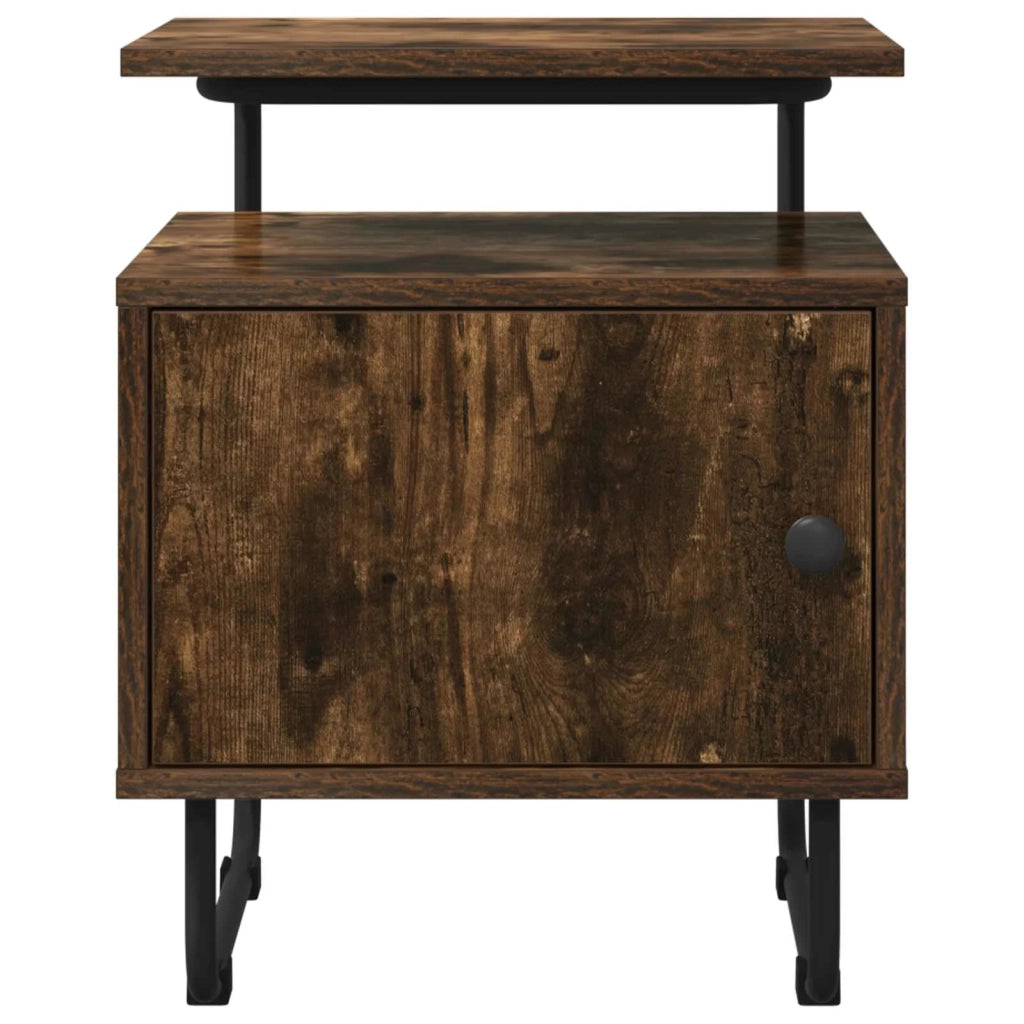 Armadio da Notte Rovere Fumo Legno ingegnerizzato 8007639