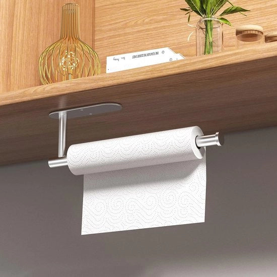 Sostegno per asciugamano senza fori - supporto per asciugamani in acciaio inox per cucina, bagno e camera da letto