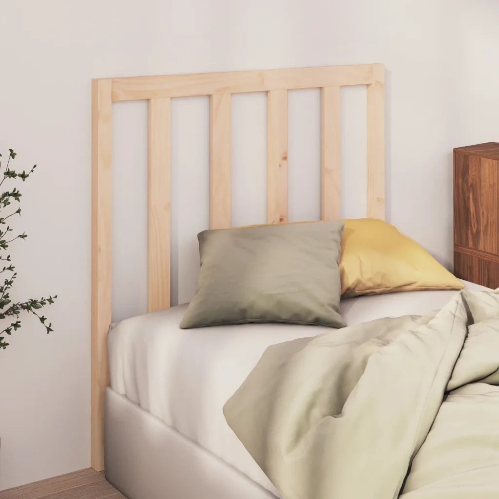 Testiera per Letto-Testata-Testiera Decorativa 96x4x100 cm in Legno Massello di Pino 840982