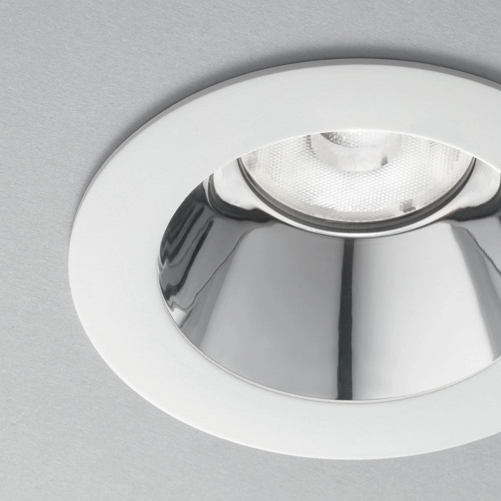 Frame Round Dynamic Alluminio Bianco