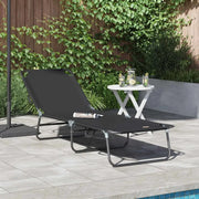 Lettino prendisole pieghevole Nero 188 x 57 x 86,5 cm 42003141
