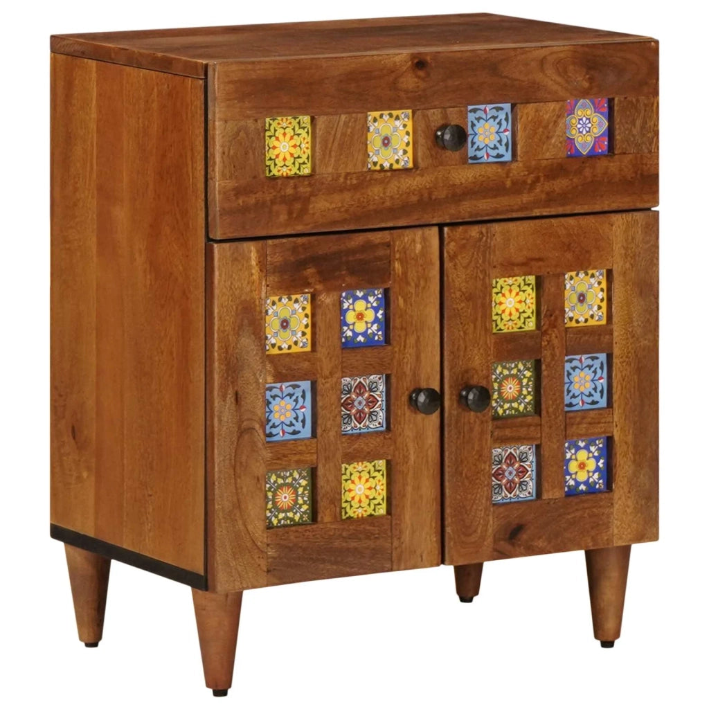 Armadio da Notte con cassetto Marrone 50 x 33 x 60 cm 4018235
