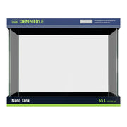 Dennerle Nano Tank White Glass 55L - acquario con vetro panoramico extrachiaro cm45x36x34h