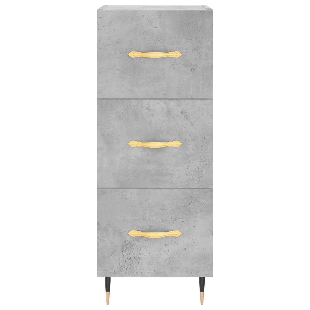 Credenza-Buffet-Armadio da cucina Grigio Cemento 34,5x34x90 cm in Legno Multistrato 222703