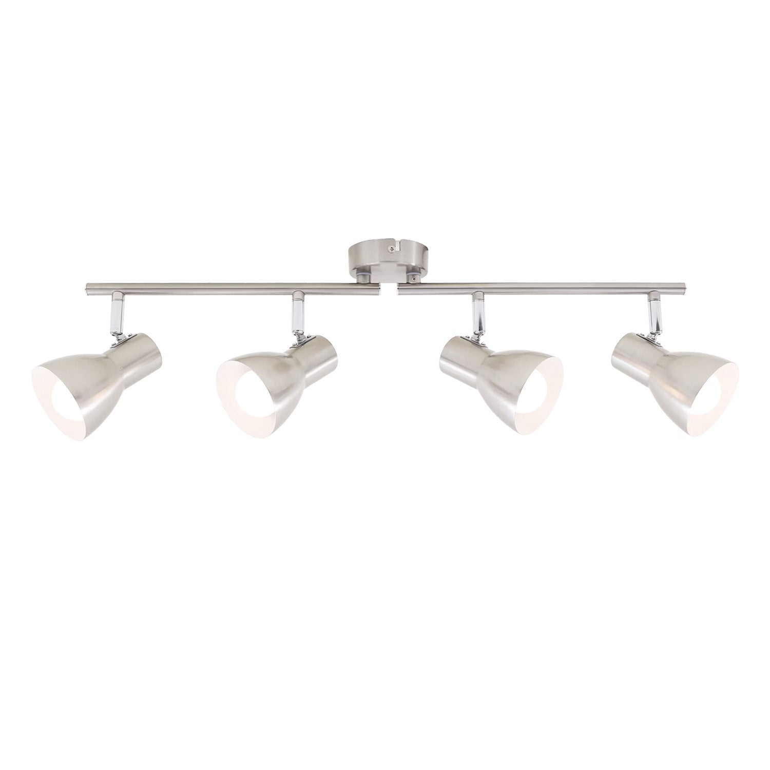 Spot Moderno Cup Metallo Nickel Satinato 4 Luci E14