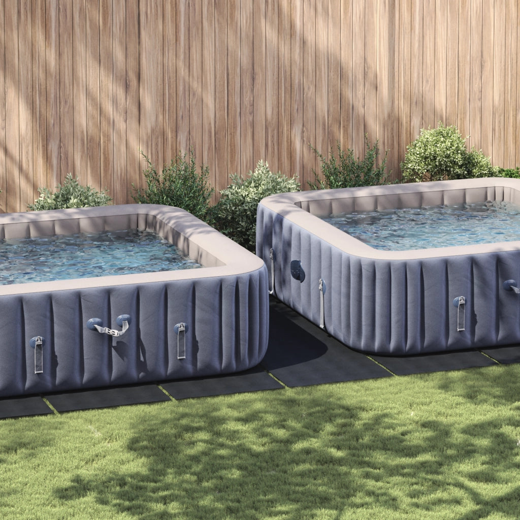 Copertura per Piscina Rettangolare Nera Plastica 999 x 500 cm