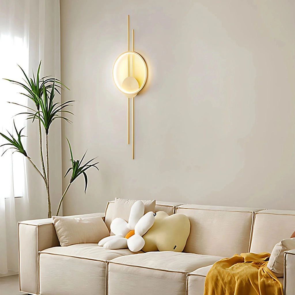 Applique Da Parete Led App1781-w Brush Gold