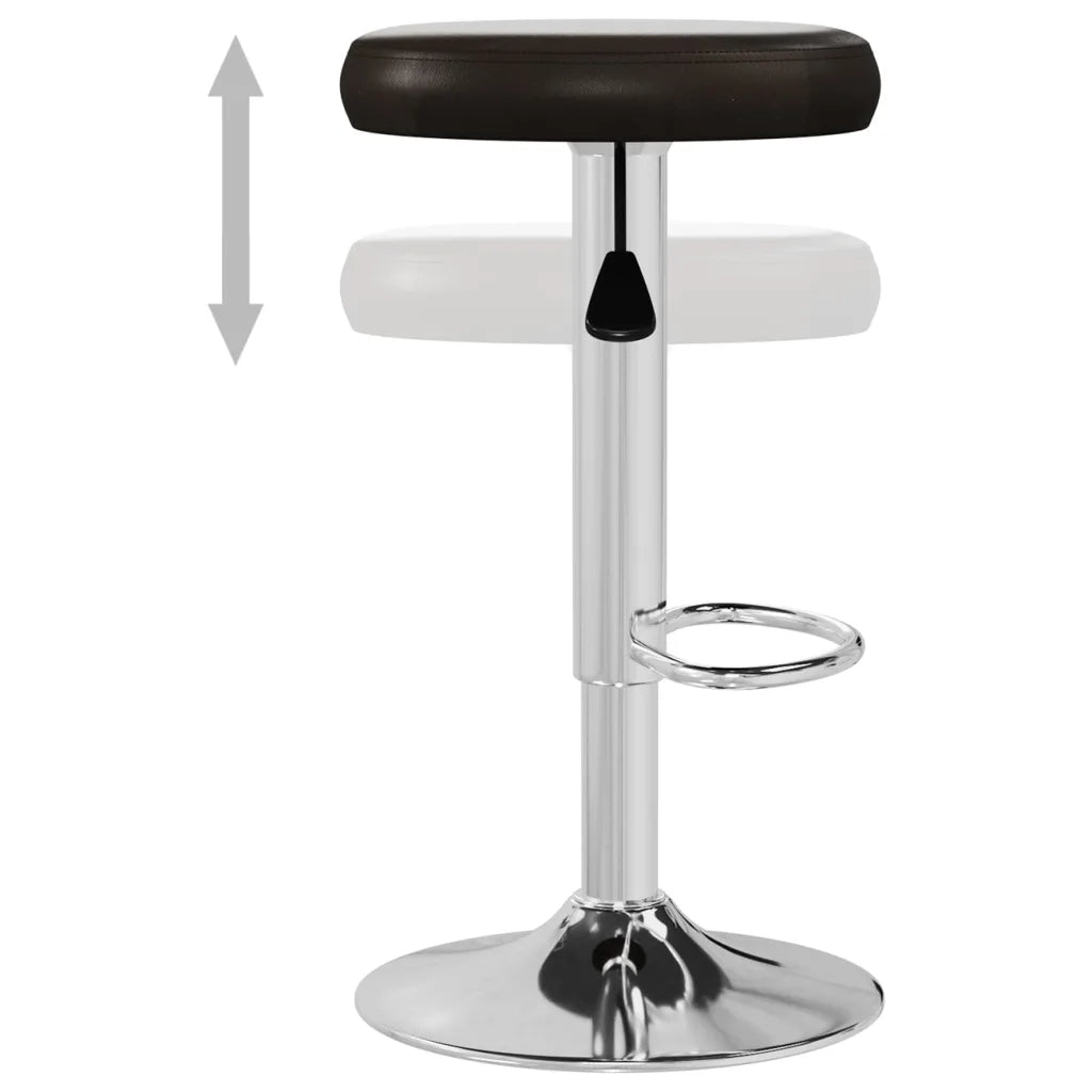 vidaXL Sgabelli da Bar 2 pz Marroni in Similpelle