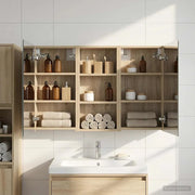 Set di Armadi da Bagno con porta 3 pcs 110 x 10,5 x 60,5 cm 3403714