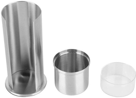 Organizzatore per pennelli e matite in acciaio inossidabile - Pennelli e matite - Strumenti per la cosmetica - Scatola di organizzazione - Sostenibile e stile
