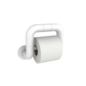 Maniglia disabili a -u- con portarotolo bianco, goman