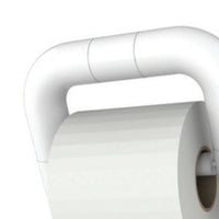 Maniglia disabili a -u- con portarotolo bianco, goman