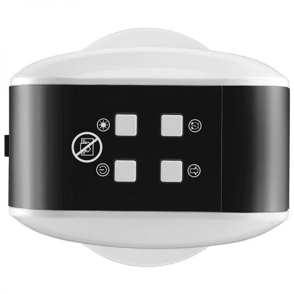 Unold 86430 stufetta elettrica Interno Nero, Bianco 2000 W Riscaldatore ambiente elettrico con ventilatore