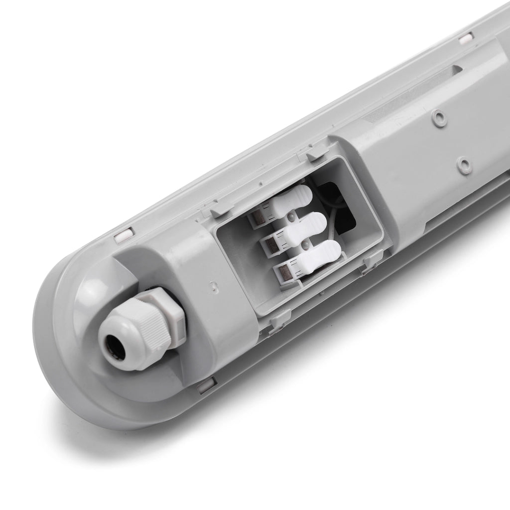 Plafoniera LED ermetica lineare 60cm 18W 4000K IP65 Gin