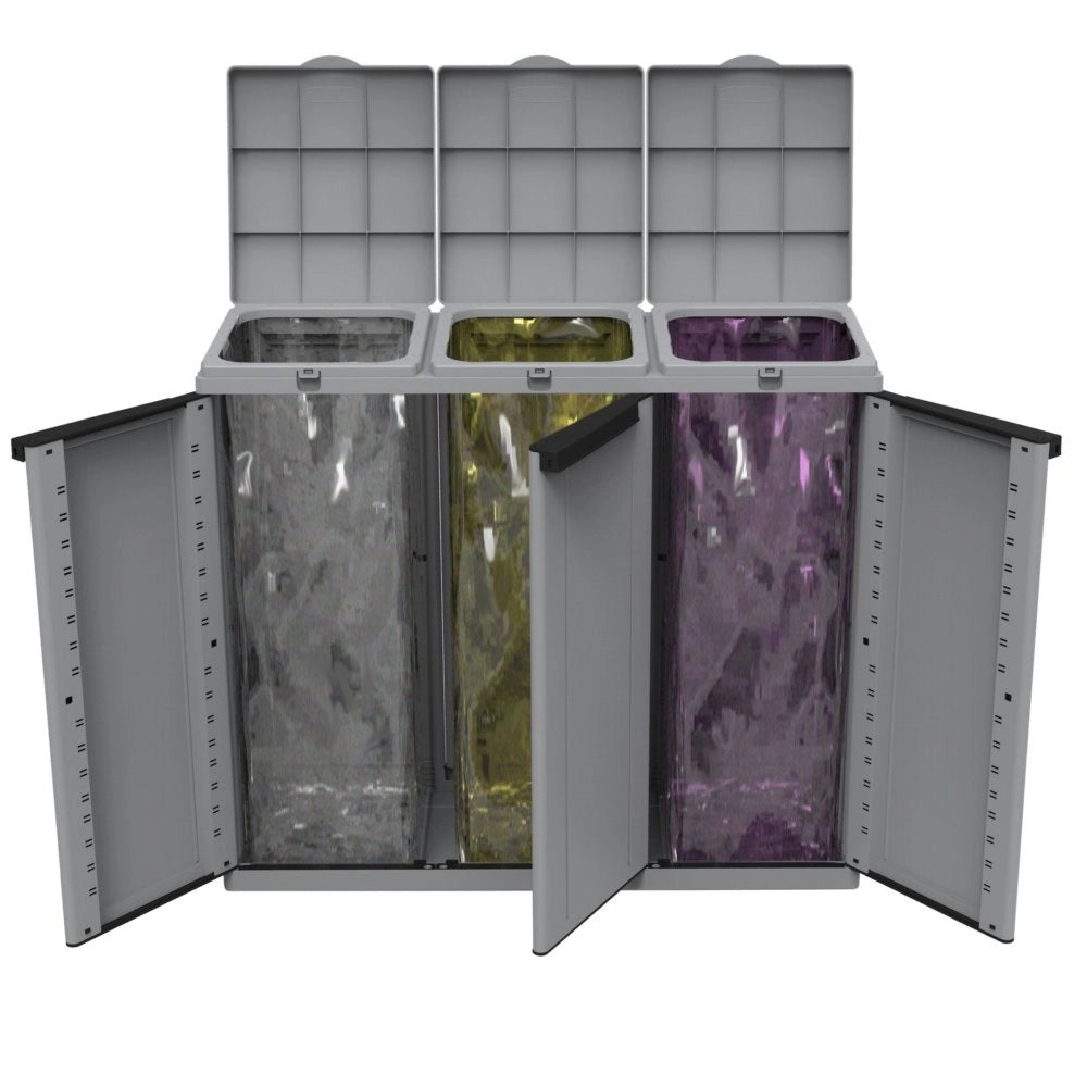 1pz pattumiera 3 ante 102x39xh89 cm ecoline3 terry cod:ferx.24895