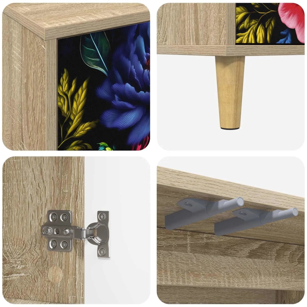 Mobile TV KIEL 69 x 33 x 50 cm Sonoma Legno ingegnerizzato 8007003