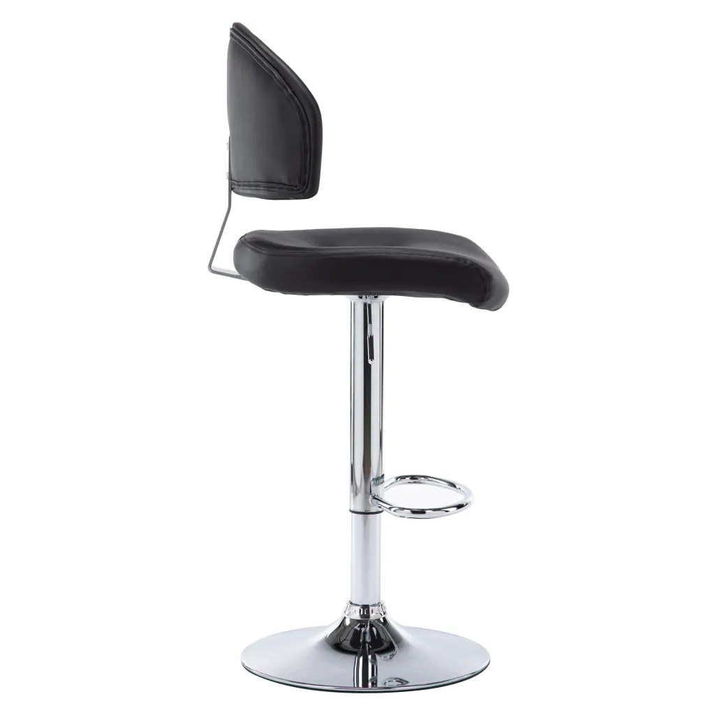 Sgabello da Bar Nero in Similpellecod mxl 70826