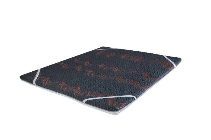 Topper in memory foam - doppia stagione 5 cm sfoderabile  una piazza e mezza Misura: 140x195 Fuori misura