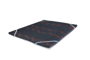 Topper in memory foam - doppia stagione 5 cm sfoderabile  una piazza e mezza Misura: 140x195 Fuori misura