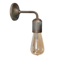 APPLIQUE DA PARETE IN OTTONE ANTICATO 1XE27 SERIE LUMEN MORETTI