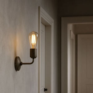 APPLIQUE DA PARETE IN OTTONE ANTICATO 1XE27 SERIE LUMEN MORETTI