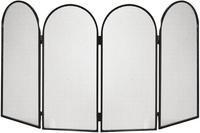 Parascintille ferro battuto 4 ante 'archi'