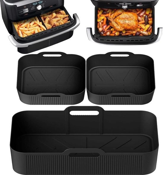 Liner per Air Fryer in Silicone per AF500UK - Accessori Riciclabili - 104l Foodi - Accessori Duali