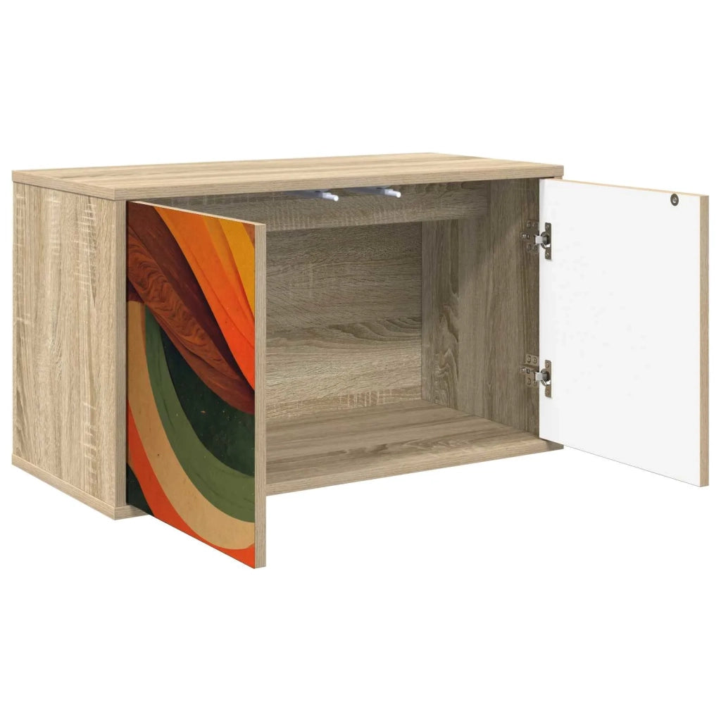 Mobile TV da Parete BONN 69 x 33 x 40 cm Rovere Sonoma 8007133