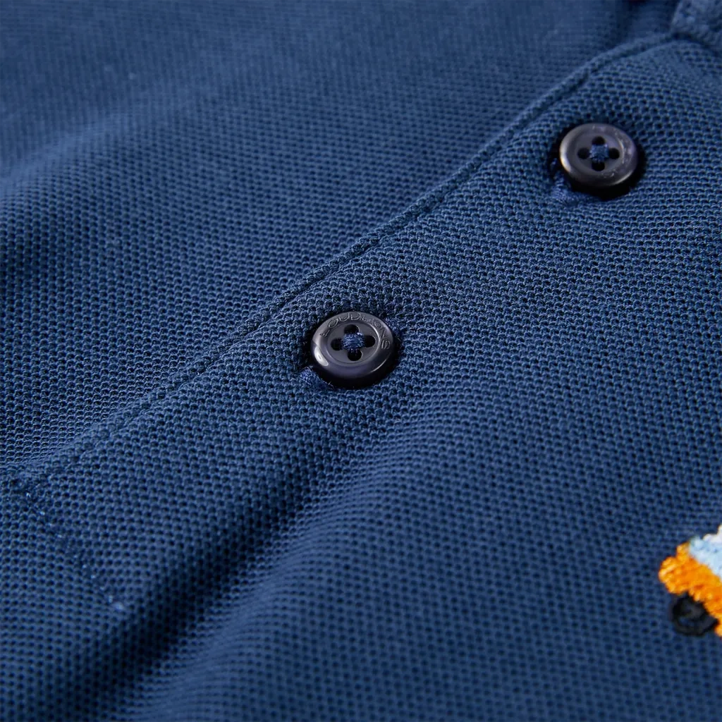 Polo da Bambino Blu Scuro 116