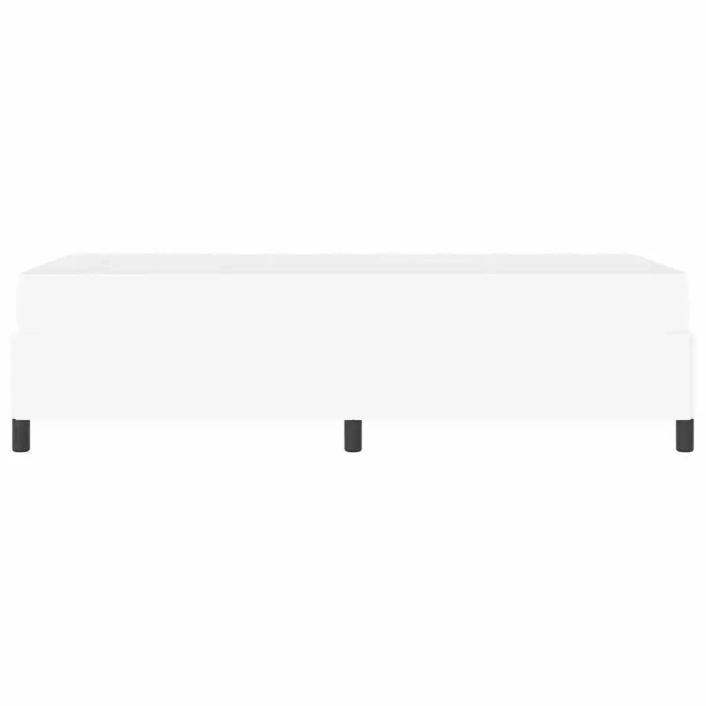 vidaXL Struttura letto con materasso con materasso Bianco 90 x 190 cm